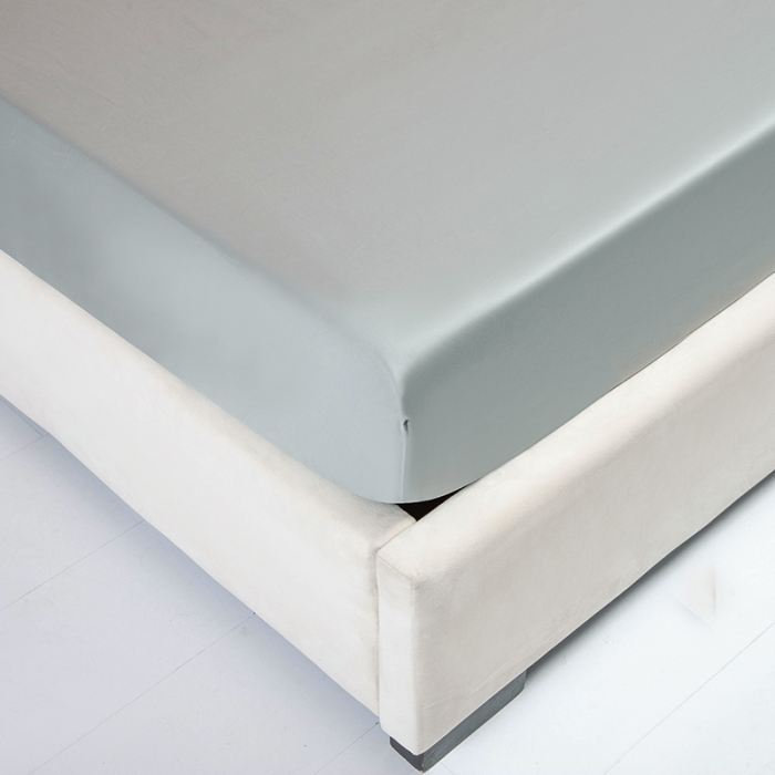 91家纺网 家纺一手货源 找家纺 久典 2020新款60S长绒棉单品床笠 慕云灰