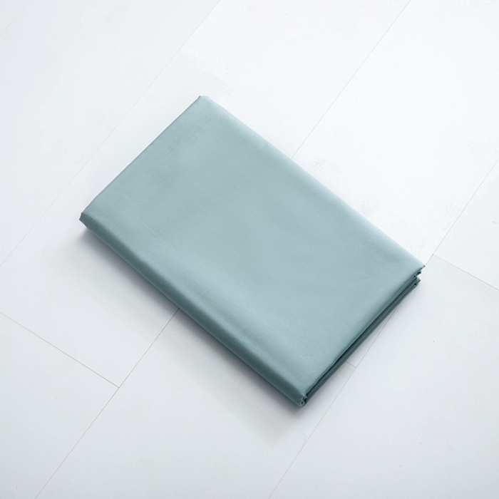 91家纺网 家纺一手货源 找家纺 久典 2020新款60S长绒棉单品床单 冰水蓝