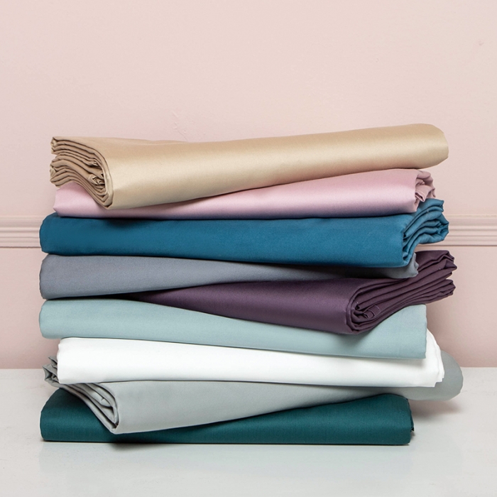 91家纺网 家纺一手货源 找家纺 久典 2020新款60S长绒棉单品床单 魅惑紫