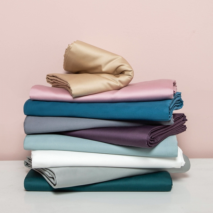 91家纺网 家纺一手货源 找家纺 久典 2020新款60S长绒棉单品床单 慕云灰