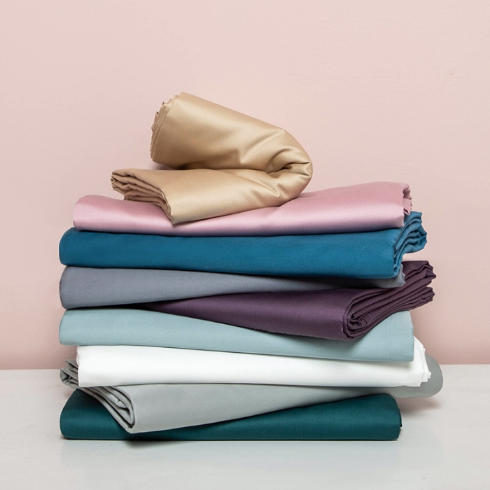 91家纺网 家纺一手货源 找家纺 久典 2020新款60S长绒棉单品床单 牛奶咖