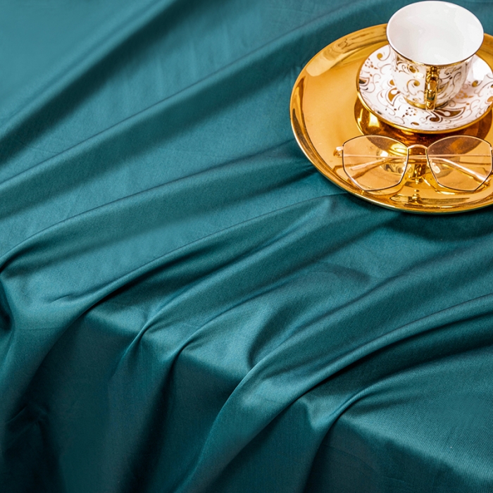 91家纺网 家纺一手货源 找家纺 久典 2020新款60S长绒棉单品床单 松花绿