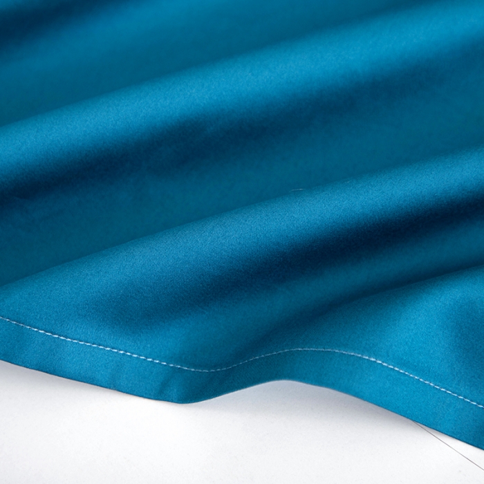 91家纺网 家纺一手货源 找家纺 久典 2020新款60S长绒棉单品床单 月光蓝