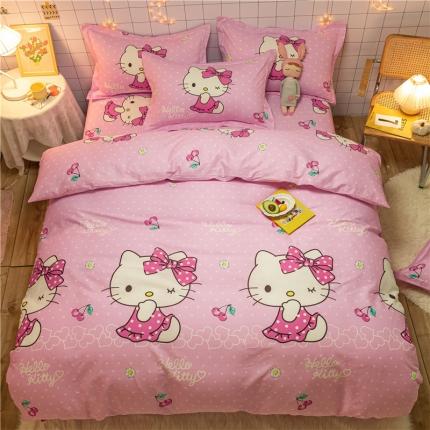 91家纺网 家纺一手货源 找家纺 （总）孩子王 2023新款正版授权全棉卡通印花四件套电子图