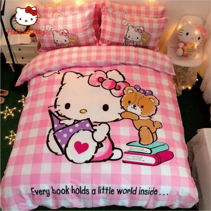 91家纺网 家纺一手货源 找家纺 （总）孩子王 2023新款正版授权全棉卡通印花四件套实拍图