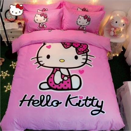 91家纺网 家纺一手货源 找家纺 （总）孩子王 2023新款正版授权全棉卡通印花四件套实拍图