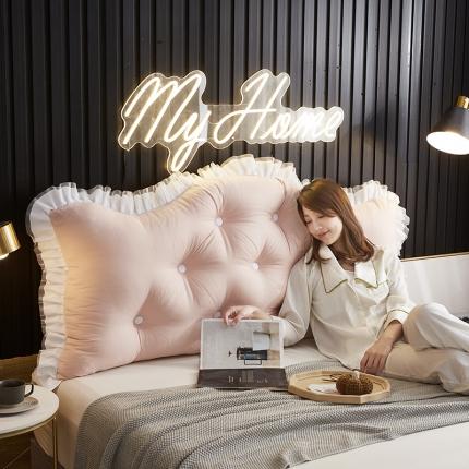 91家纺网 家纺一手货源 找家纺 （总）沐沐 2026新款水晶绒韩版磨毛韩版床靠背