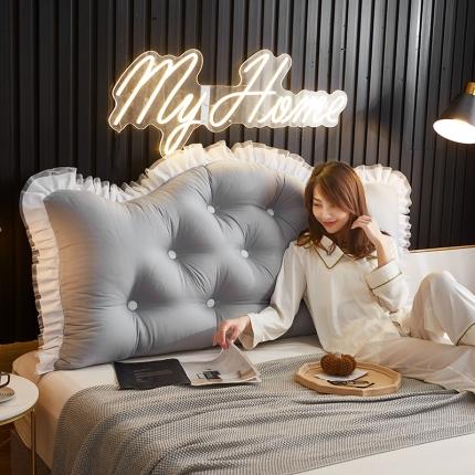 91家纺网 家纺一手货源 找家纺 （总）沐沐 2026新款水晶绒韩版磨毛韩版床靠背