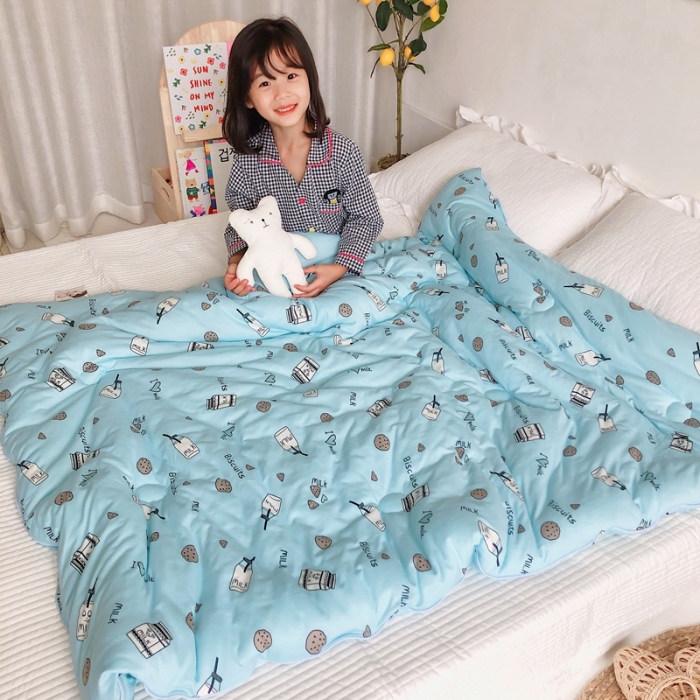 91家纺网 家纺一手货源 找家纺 星期八 2020新款婴儿裸睡级春秋冬被篮饼干