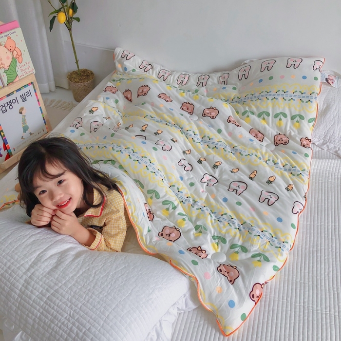 91家纺网 家纺一手货源 找家纺 星期八 2020新款婴儿裸睡级春秋冬被兔宝宝