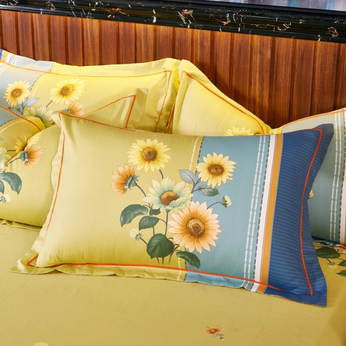 91家纺网 家纺一手货源 找家纺 雲归梦 2020新款13372全棉大版四件套第二批冬日暖阳