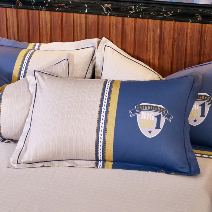 91家纺网 家纺一手货源 找家纺 雲归梦 2020新款13372全棉大版四件套第二批卡地亚-黄