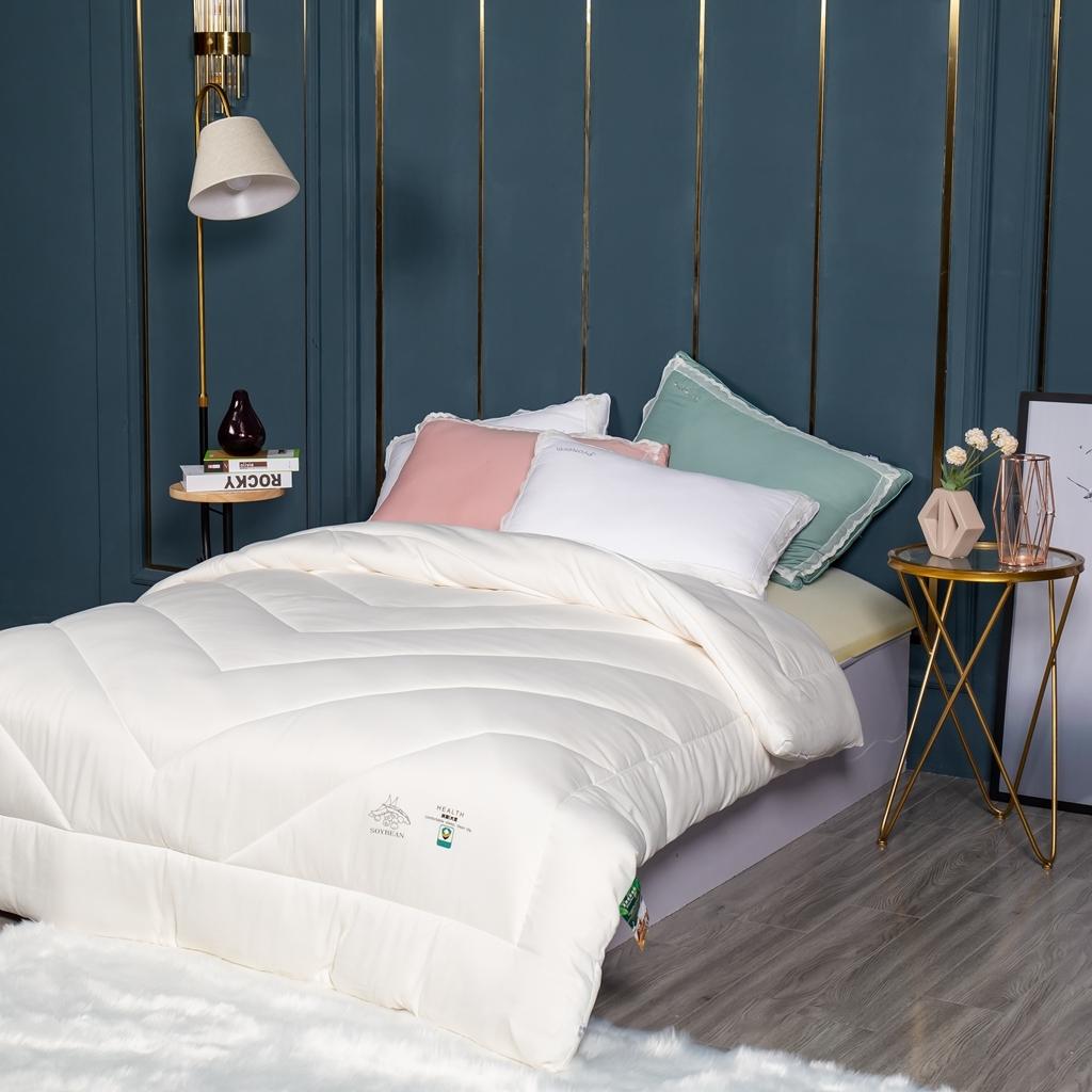 91家纺网 家纺一手货源 找家纺 （总）眠帛 2020新款乳胶大豆纤维被冬被保暖被子