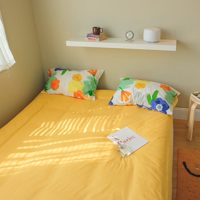 91家纺网 家纺一手货源 找家纺 尺素 2020新款全棉活性印花四件套墨染系列 初夏