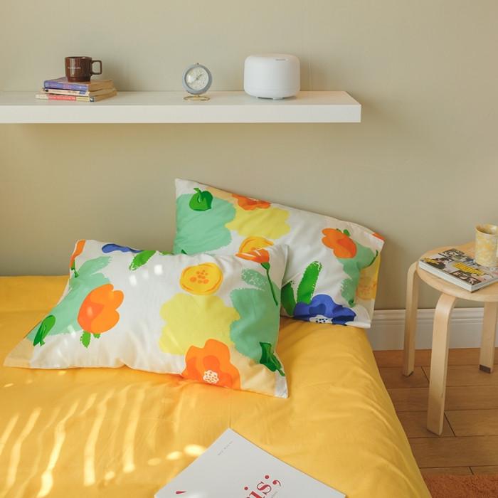 91家纺网 家纺一手货源 找家纺 尺素 2020新款全棉活性印花四件套墨染系列 初夏