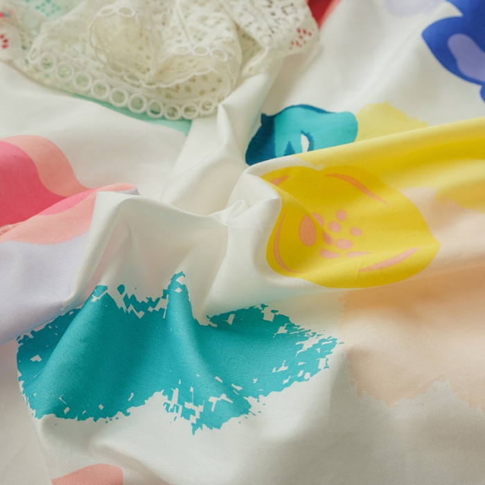 91家纺网 家纺一手货源 找家纺 尺素 2020新款全棉活性印花四件套墨染系列 春半