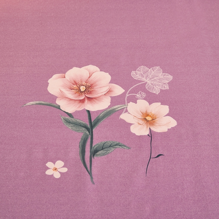 91家纺网 家纺一手货源 找家纺 雲归梦 2020新款全棉加厚磨毛四件套 花开倾城