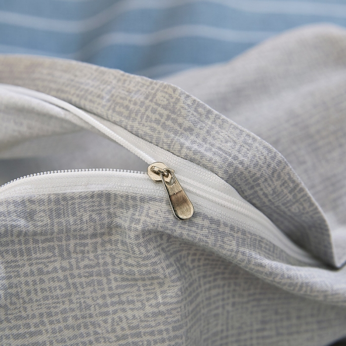 91家纺网 家纺一手货源 找家纺 雲归梦 2020新款全棉加厚磨毛四件套 摩登城市-蓝