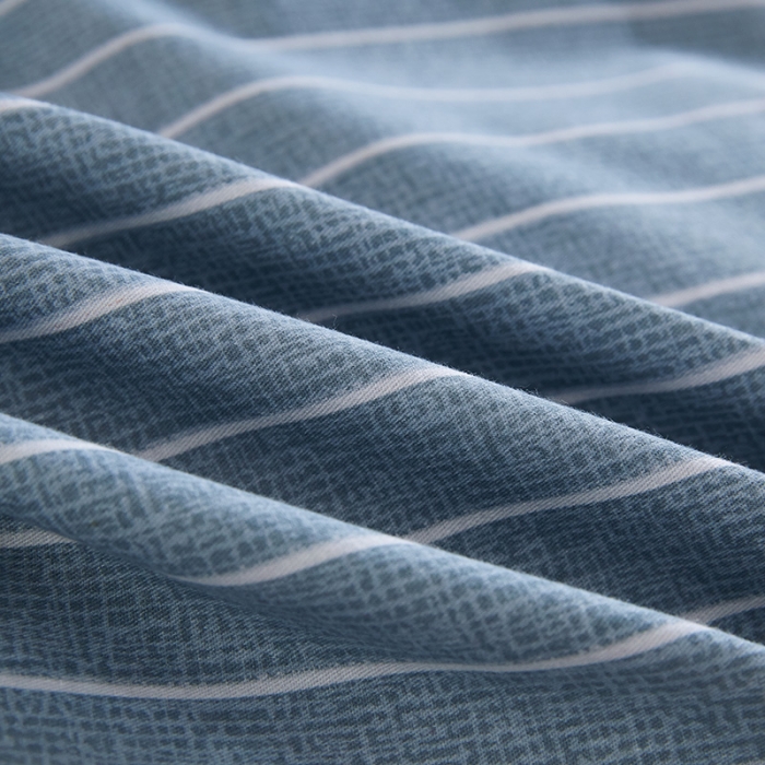 91家纺网 家纺一手货源 找家纺 雲归梦 2020新款全棉加厚磨毛四件套 摩登城市-蓝