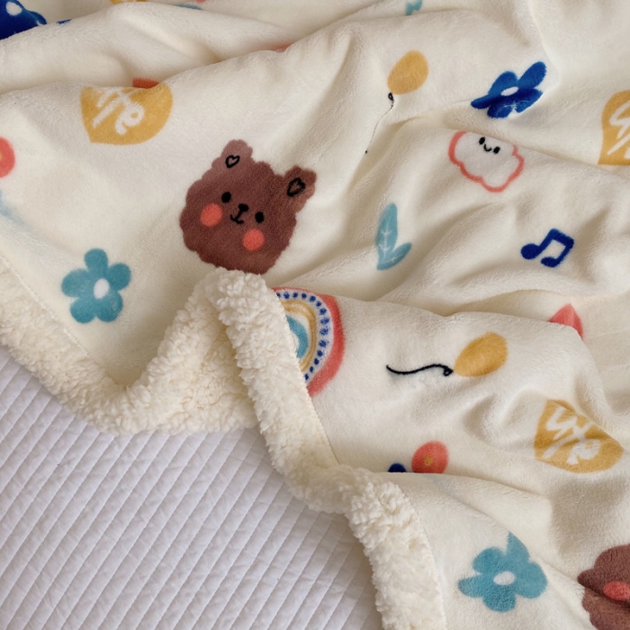 91家纺网 家纺一手货源 找家纺 萝莉家纺 2021新款多功能羊羔绒被套毯 肖恩