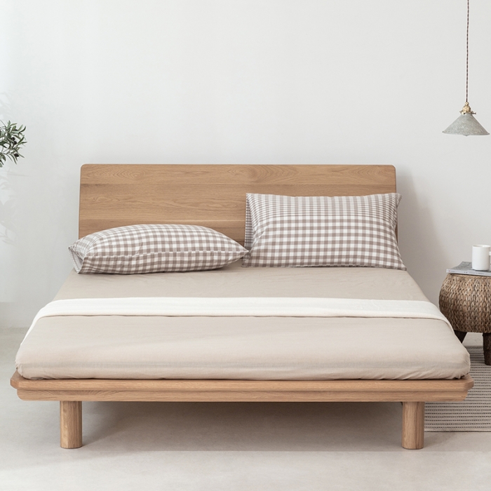 91家纺网 家纺一手货源 找家纺 棉邦 2020新款全棉色织水洗棉四件套日式简约系列 渐变米