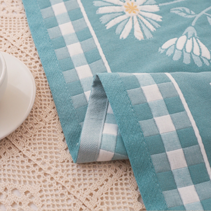 91家纺网 家纺一手货源 找家纺 朴尔 2020新款三层纱布枕巾 爱丽丝-绿