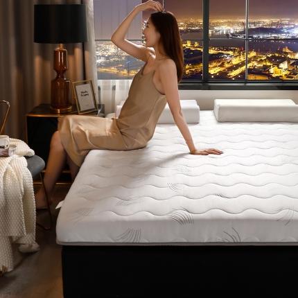 欣罗兰垫业 2022新款三明治床垫 仙草白