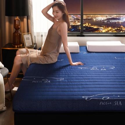 欣罗兰垫业 2022新款三明治床垫 小蓝鲸