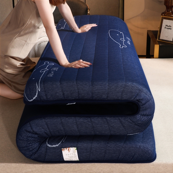 91家纺网 家纺一手货源 找家纺 欣罗兰垫业 2022新款三明治床垫 小蓝鲸