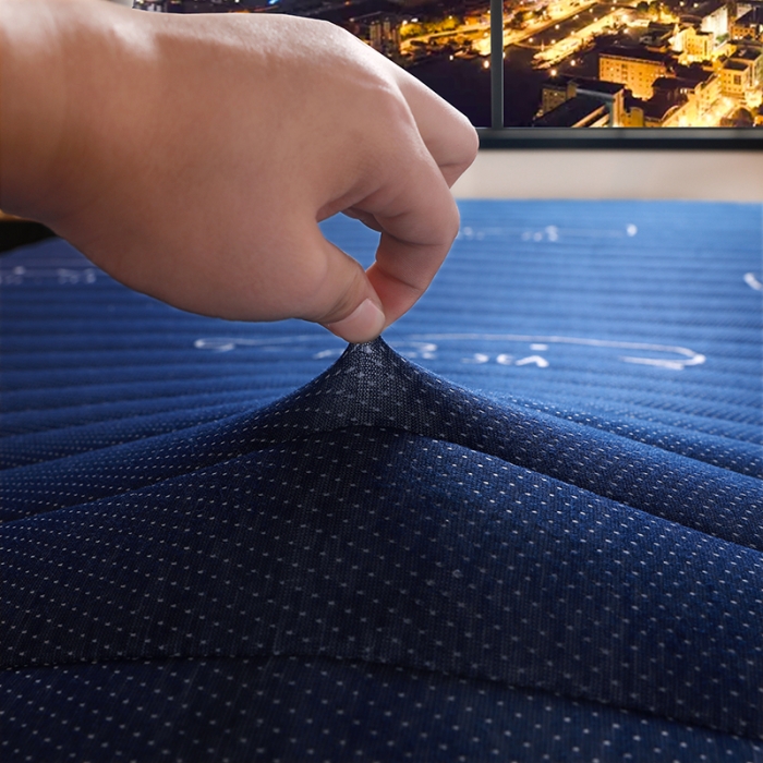 91家纺网 家纺一手货源 找家纺 欣罗兰垫业 2022新款三明治床垫 小蓝鲸