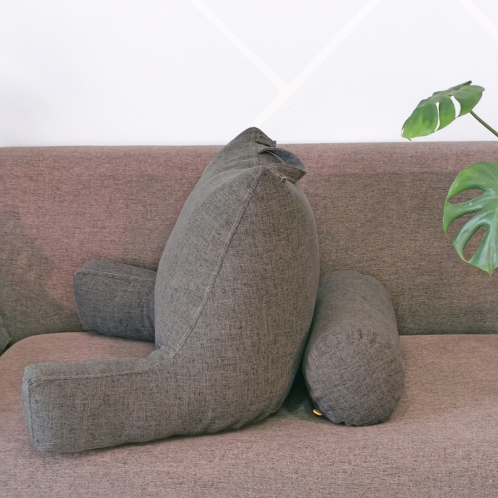 91家纺网 家纺一手货源 找家纺 （总李帅家居床头靠枕加厚棉麻阅读枕靠垫亚马逊外贸沙发靠背腰靠靠背