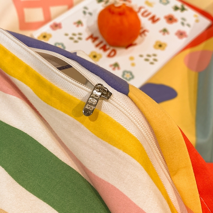 91家纺网 家纺一手货源 找家纺 琪格格 2022新款全棉加厚磨毛四件套 铅笔屋