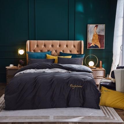 91家纺网 家纺一手货源 找家纺 （总）玖玖爱 2020新款提花绒四件套