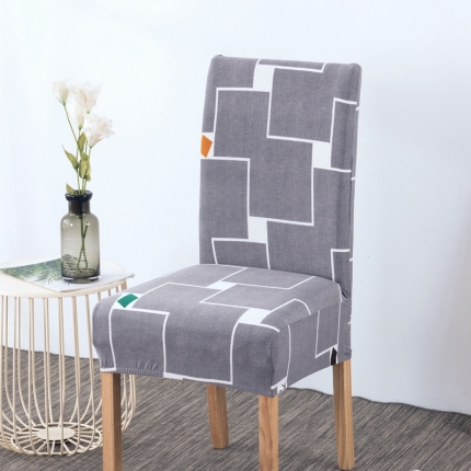 91家纺网 家纺一手货源 找家纺 壹零 弹力一体椅套 田园风椅子套 饭店酒店椅套子