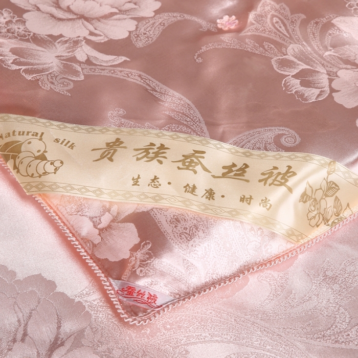 91家纺网 家纺一手货源 找家纺 金同成家纺 2025新款牡丹花蚕丝被 牡丹花蚕丝被玉