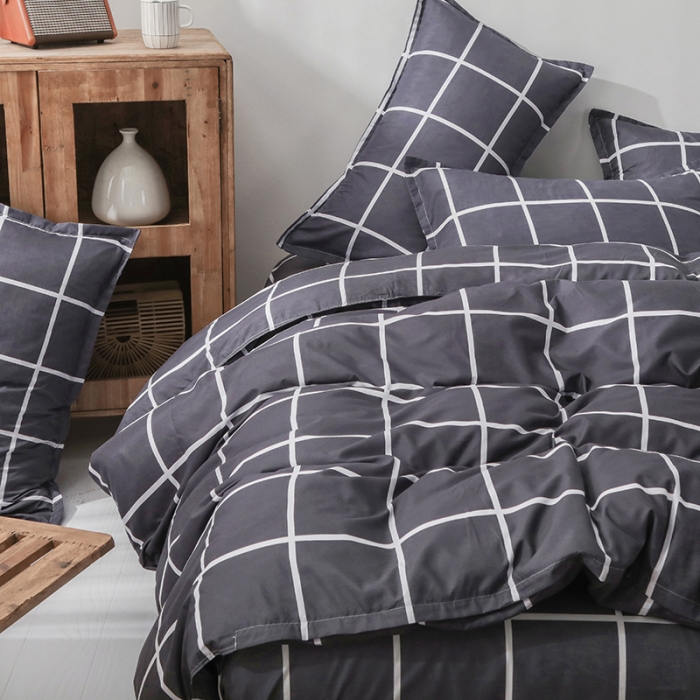 91家纺网 家纺一手货源 找家纺 赫然家纺 新款芦荟棉单品被套 梦格