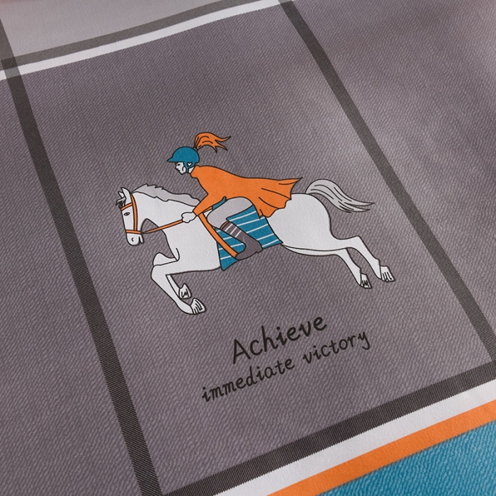 91家纺网 家纺一手货源 找家纺 赫然130g生态长绒棉贡棉植物羊绒加厚斜纹磨毛四件套追风骑士