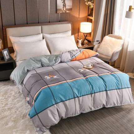 91家纺网 家纺一手货源 找家纺 （总）赫然家纺 新款斜纹磨毛单品被套