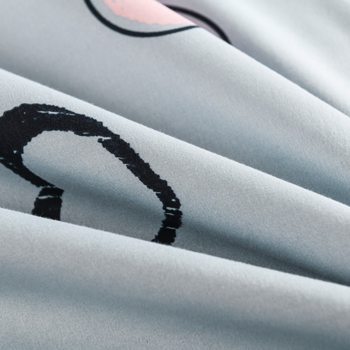 91家纺网 家纺一手货源 找家纺 赫然家纺 新款斜纹磨毛单品被套 心动连连