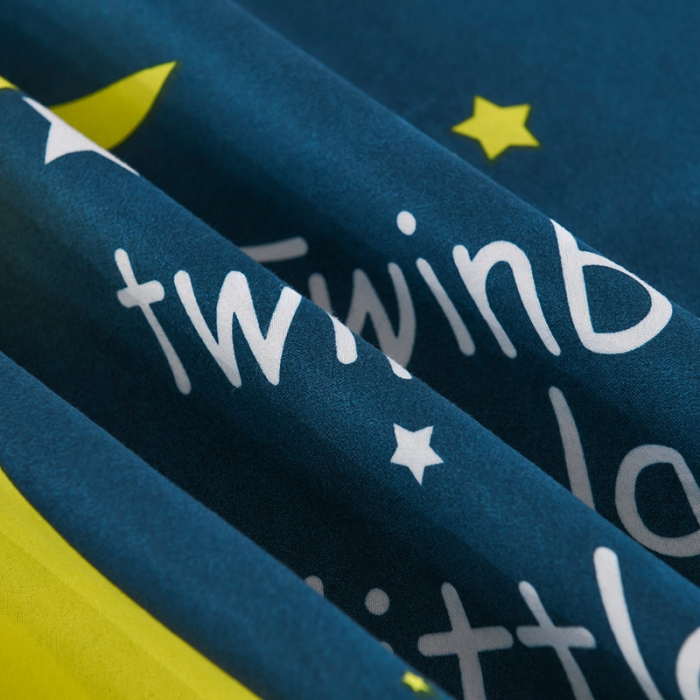 91家纺网 家纺一手货源 找家纺 赫然家纺 芦荟棉单品枕套一对48*74 月色星空