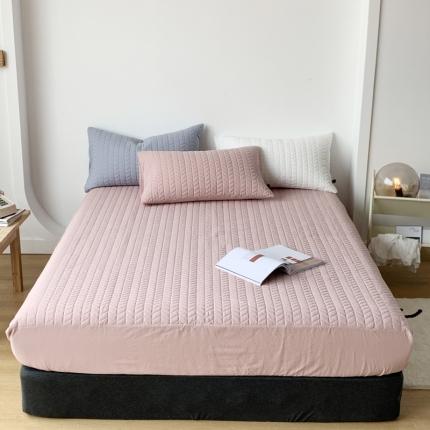 纯棉水洗棉加厚床笠三件套榻榻米双面两用夹棉枕套秋冬床垫保护套