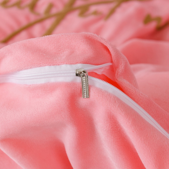 91家纺网 家纺一手货源 找家纺 （总）金米诺 2020新款宝宝绒绣花四件套