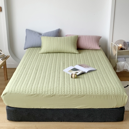 91家纺网 家纺一手货源 找家纺 纯棉水洗棉床单床盖三件套榻榻米全棉防滑垫绗缝盖毯被子四季可用