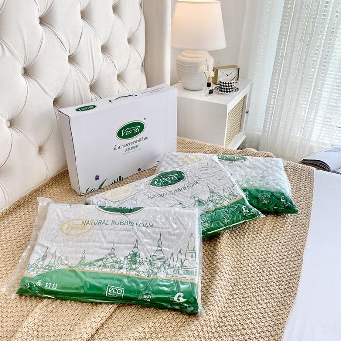 91家纺网 家纺一手货源 找家纺 Ventry泰国天然乳胶枕V牌乳胶枕头成人儿童升级版v牌三代