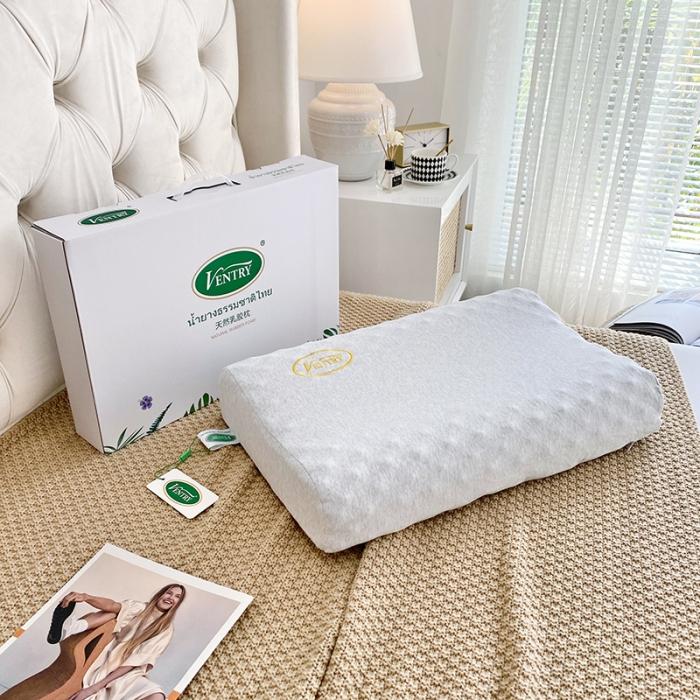 91家纺网 家纺一手货源 找家纺 Ventry泰国天然乳胶枕V牌乳胶枕头成人儿童升级版v牌三代