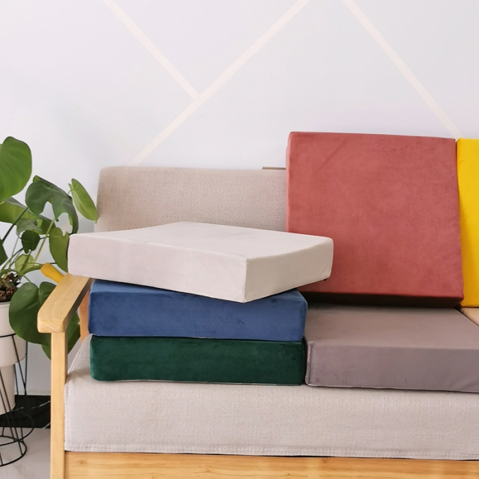 91家纺网 家纺一手货源 找家纺 （总）李帅家居糖果绒加厚荷兰绒海绵坐垫定制保暖坐垫实木沙发垫飘窗垫