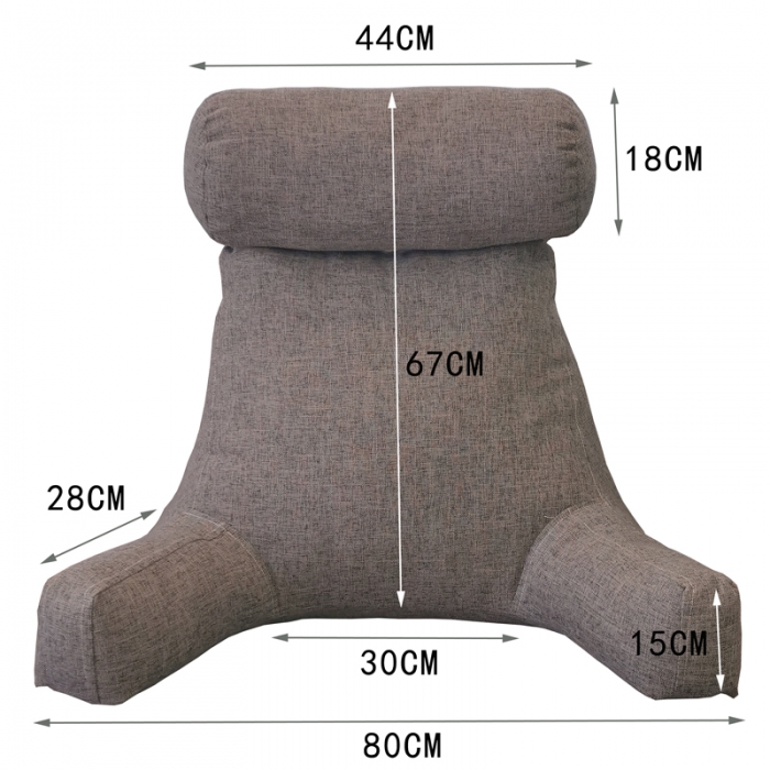 91家纺网 家纺一手货源 找家纺 （总李帅家居床头靠枕加厚棉麻阅读枕靠垫亚马逊外贸沙发靠背腰靠靠背