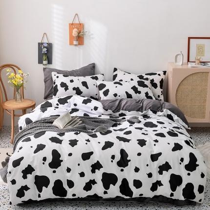 91家纺网 家纺一手货源 找家纺 （总）艾佳 2025新款全棉棉加绒男士风宝宝水晶绒四件套