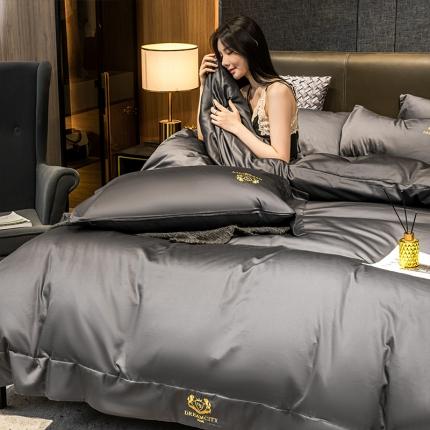 91家纺网 家纺一手货源 找家纺 （总）蓝巢家纺 2020新款60支全棉长绒棉皇家系列四件套