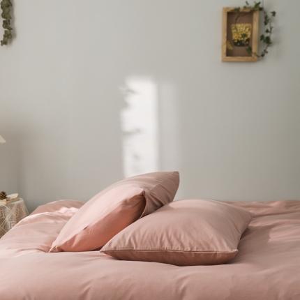 （总）原研家居 2020全棉针织棉纯色系列单枕套一对